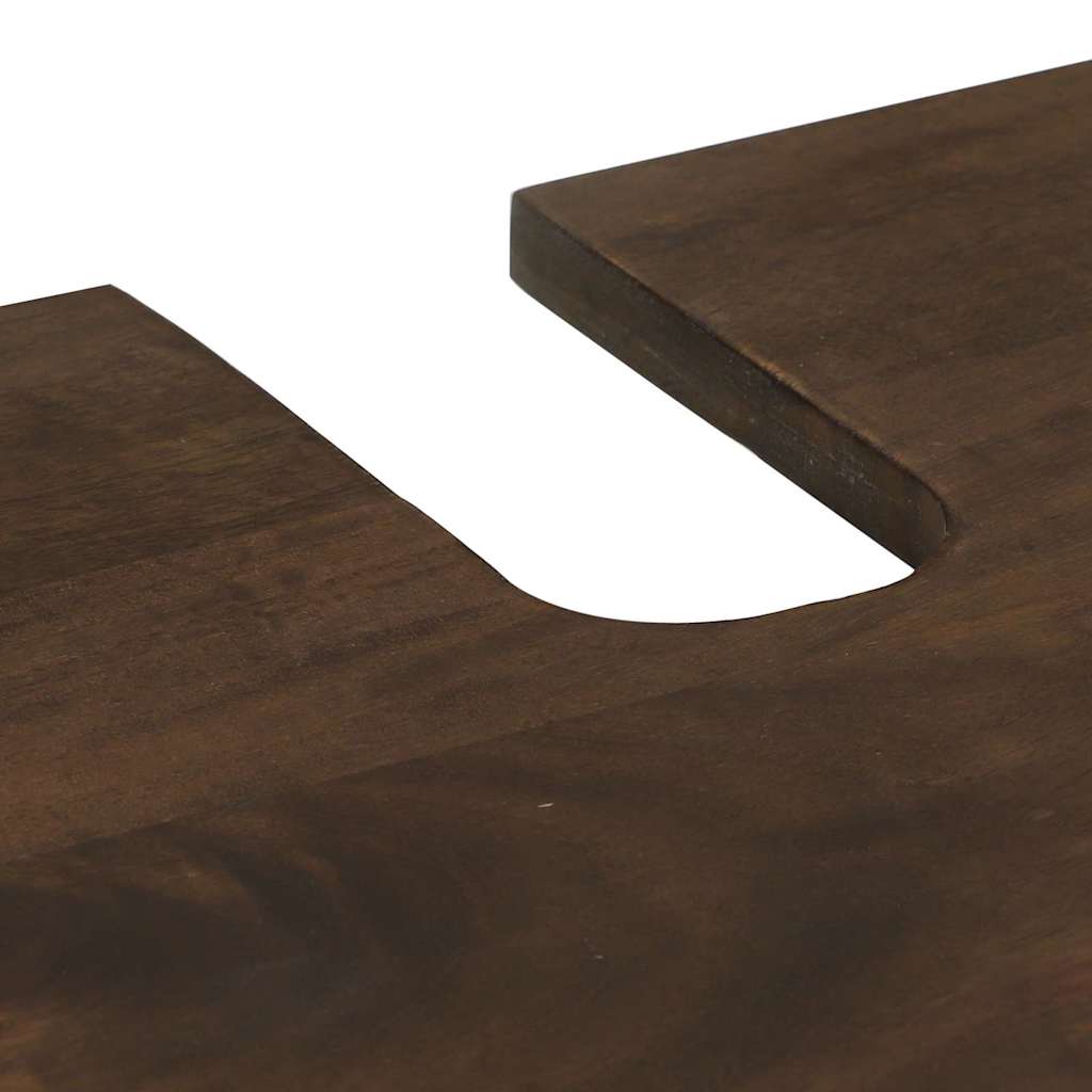 Bathroom Furniture Set 2 pcs Walnut Brown 62 x 33 x 58 cm